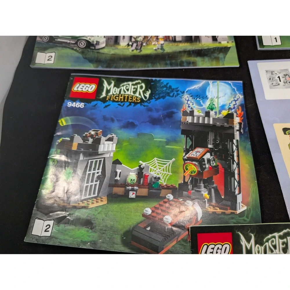 LEGO Monster‎ Fighters Instruction Manuals 9468 9466 9462 Vampyre Castle Mummy